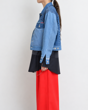 画像をギャラリービューアに読み込む, Denim easy panel blouson "PGR" / 01size