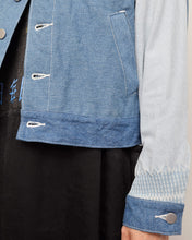 画像をギャラリービューアに読み込む, PANEL DENIM BLOUSON/JOY/01 size A