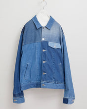 Load image into Gallery viewer, PANEL DENIM BLOUSON/毎日だ/02 size A