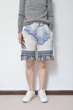 画像をギャラリービューアに読み込む, WHT FRINGE RUG SHORTS_02size