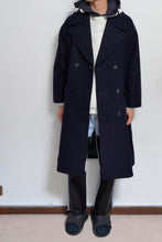 Load image into Gallery viewer, MELTON P-COAT_NAV/YELLOW_02size