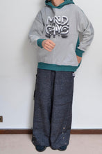 Load image into Gallery viewer, LINEN WOOL WIDE PAINTER PT / NAV_03