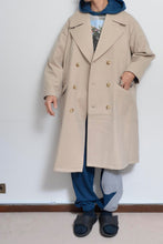 Load image into Gallery viewer, MELTON P-COAT_BEG/GREEN_02size