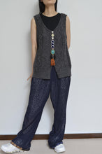 画像をギャラリービューアに読み込む, KNIT BIJOUX TANK-TOP/GRY