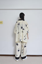 画像をギャラリービューアに読み込む, OPEN COLLAR SH_FLOWER/BLK PAISLEY
