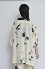 画像をギャラリービューアに読み込む, OPEN COLLAR SH_FLOWER/BLK PAISLEY
