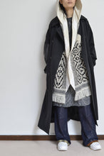 画像をギャラリービューアに読み込む, tsutae SHAWL HOODIE_SHUMAG / OFF WH×BLK
