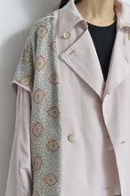 画像をギャラリービューアに読み込む, SCARF-LINED TRENCH COAT/PINK/01