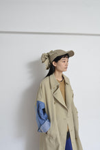 画像をギャラリービューアに読み込む, DENIM SLEEVE TRENCH COAT/BEG/02