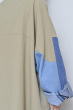 画像をギャラリービューアに読み込む, DENIM SLEEVE TRENCH COAT/BEG/02