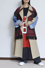 画像をギャラリービューアに読み込む, tsutae SHAWL BORELO_SHUMAG / RED×BLK