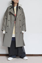 画像をギャラリービューアに読み込む, SCARF-LINED TRENCH COAT/KHAKI/01