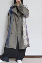 画像をギャラリービューアに読み込む, SCARF-LINED TRENCH COAT/KHAKI/01