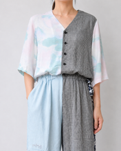 画像をギャラリービューアに読み込む, SHORT SLEEVE JUMP SUIT / FLORAL / 00 size_A