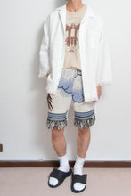 画像をギャラリービューアに読み込む, WHT FRINGE RUG L/S SH_02size_B