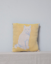 画像をギャラリービューアに読み込む, RUG CUSHION_YELLOW CAT