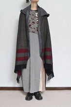 画像をギャラリービューアに読み込む, tsutae SHAWL HOODIE_LINE / RED×BLK