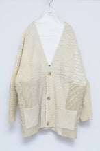画像をギャラリービューアに読み込む, SWITCHING KNIT C/D(FISHERMAN'S SWEATER)_GREEN_01size
