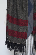 画像をギャラリービューアに読み込む, tsutae SHAWL HOODIE_LINE / RED×BLK