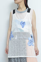画像をギャラリービューアに読み込む, MESH TANK_FLORAL / B