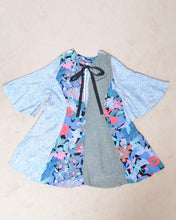 画像をギャラリービューアに読み込む, Mixed pattern panel dress_D