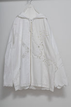 画像をギャラリービューアに読み込む, TABLE CLOTH ZIP-UP HOODIE/WHT/02 size_001