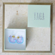 Load image into Gallery viewer, C_YAGA × YEAH RIGHT!!_Glass And Beads Hoop U Pierce