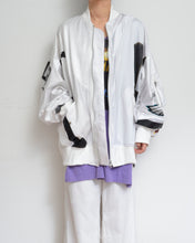 Load image into Gallery viewer, CUT UP MA-1 / FOOTBALL T / WHT / 02 size
