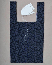 画像をギャラリービューアに読み込む, 01_FLOWER LACE CONVINI-BAG_TWO-TONE/BLK×ASS