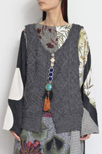 画像をギャラリービューアに読み込む, KNIT BIJOUX TANK-TOP/GRY