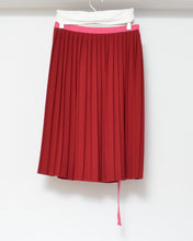 Load image into Gallery viewer, PLEATED WRAP SK_RED