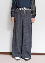 Load image into Gallery viewer, LINEN WOOL WIDE PAINTER PT / NAV_03