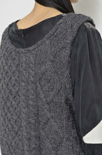 画像をギャラリービューアに読み込む, KNIT BIJOUX TANK-TOP/GRY