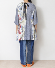 画像をギャラリービューアに読み込む, Mixed pattern panel dress_B