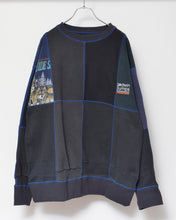 画像をギャラリービューアに読み込む, Panel sweat pullover contrast stitch / 02size_A