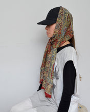 Load image into Gallery viewer, DROOPY SCARF CAP / BLACK