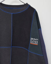 画像をギャラリービューアに読み込む, Panel sweat pullover contrast stitch / 02size_A