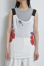 画像をギャラリービューアに読み込む, MESH TANK_FLORAL / C