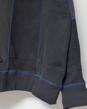 画像をギャラリービューアに読み込む, Panel sweat pullover contrast stitch / 02size_A