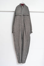 画像をギャラリービューアに読み込む, LINEN WOOL JUMP SUIT / BRWN_03