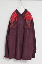 Load image into Gallery viewer, BANDANA FRINGE FAKE SUEDE SH / RED