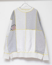 画像をギャラリービューアに読み込む, Panel sweat pullover contrast stitch / 02size_D