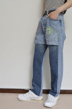 画像をギャラリービューアに読み込む, SWITCHING DENIM PT/Hi_MEGUMU YAMAMOTO_eye&face flower