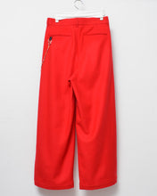 Load image into Gallery viewer, Deep tuck wide pants / wool flannel