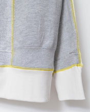 画像をギャラリービューアに読み込む, Panel sweat pullover contrast stitch / 02size_D