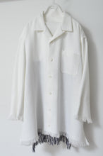 画像をギャラリービューアに読み込む, WHT FRINGE RUG L/S SH_02size_A