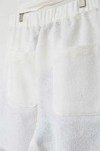 画像をギャラリービューアに読み込む, WHT FRINGE RUG SHORTS_01size