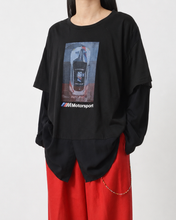 画像をギャラリービューアに読み込む, Fake layered T-shirt / BLACK_F