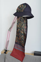 Load image into Gallery viewer, SCARF DROOPY BUCKET HAT_NAV_05