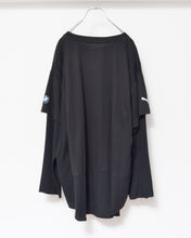画像をギャラリービューアに読み込む, Fake layered T-shirt / BLACK_F